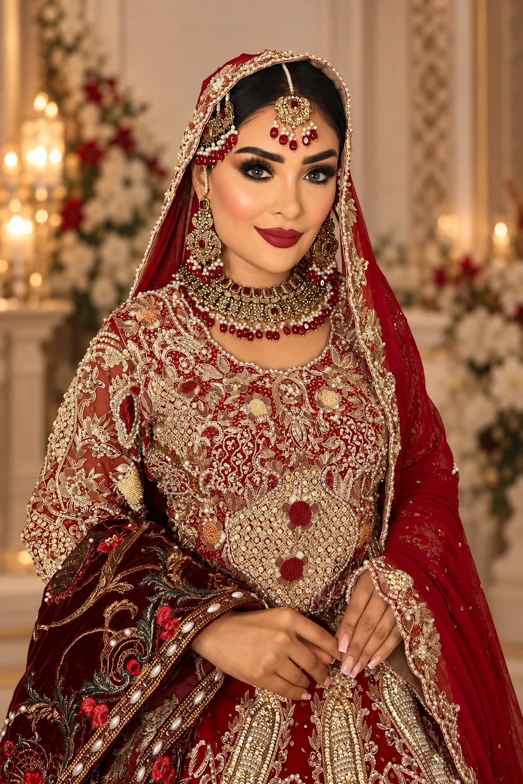Bridal makeup and hair by Rahemah Makeup Artist